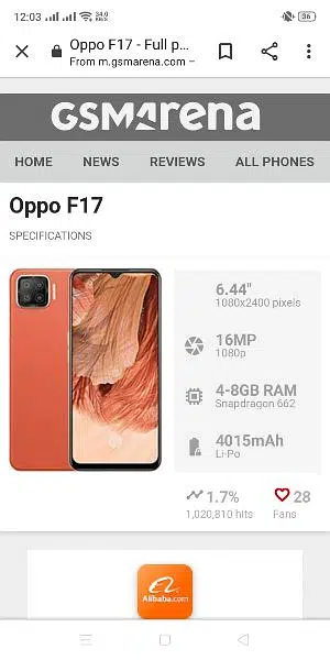 oppo f17