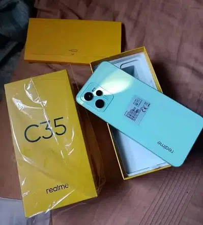 Realme c35 Full Box pack Condition