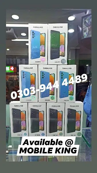 Samsung Galaxy A32 Box Pack A03 A13 A53 5G A33 A23 A52 PTA Approve