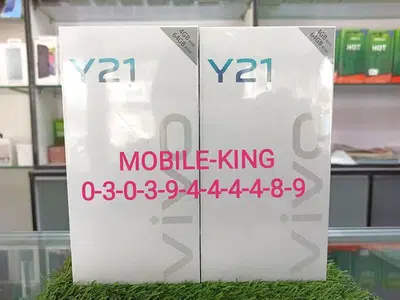 Vivo Y21 64GB Box Pack Y33S V23 GOLD Y53s Y33T PTA Approve V23e