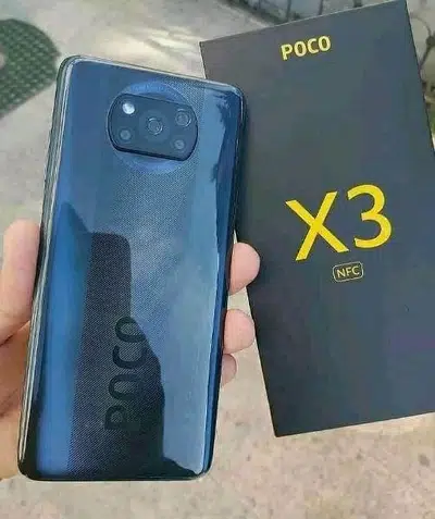 poco x3 NFC camplte box 6GB 128GB 120Hz