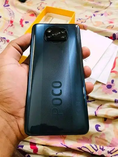 Xiaomi poco x3 NFC camplete box condition 10by10