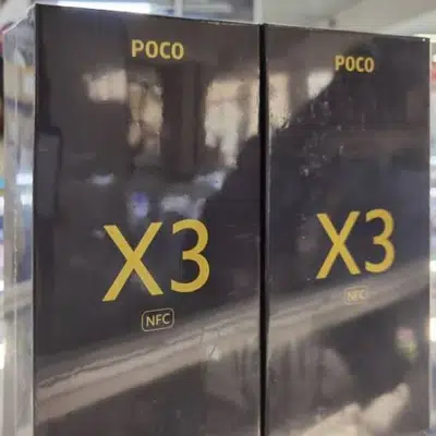 xchaomi poco x3 nfc 6+3 ram 128 memory sumsung A12 464 box pack