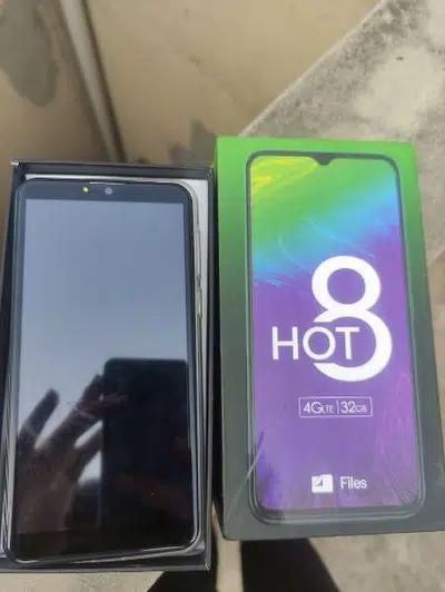 infinix hot 8 2gb 32gb complete box