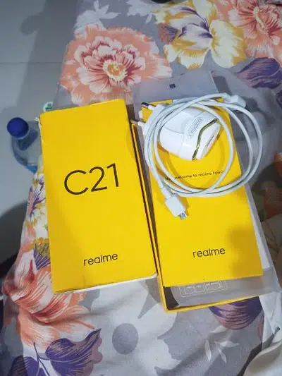 realme C 21.4/64 full box X chenge b ho jaye ga