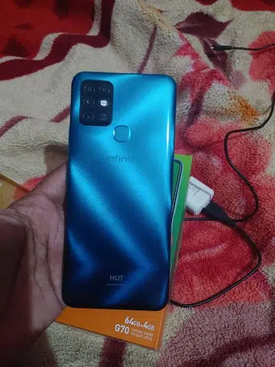 infinix hot 8 4/64 condition 10/9 full ok set no repair