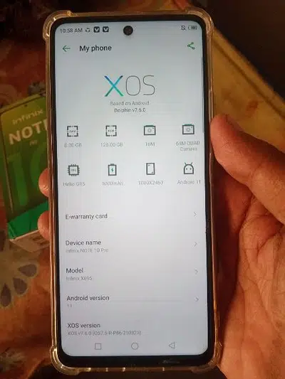 infinix note 10 pro 8/128