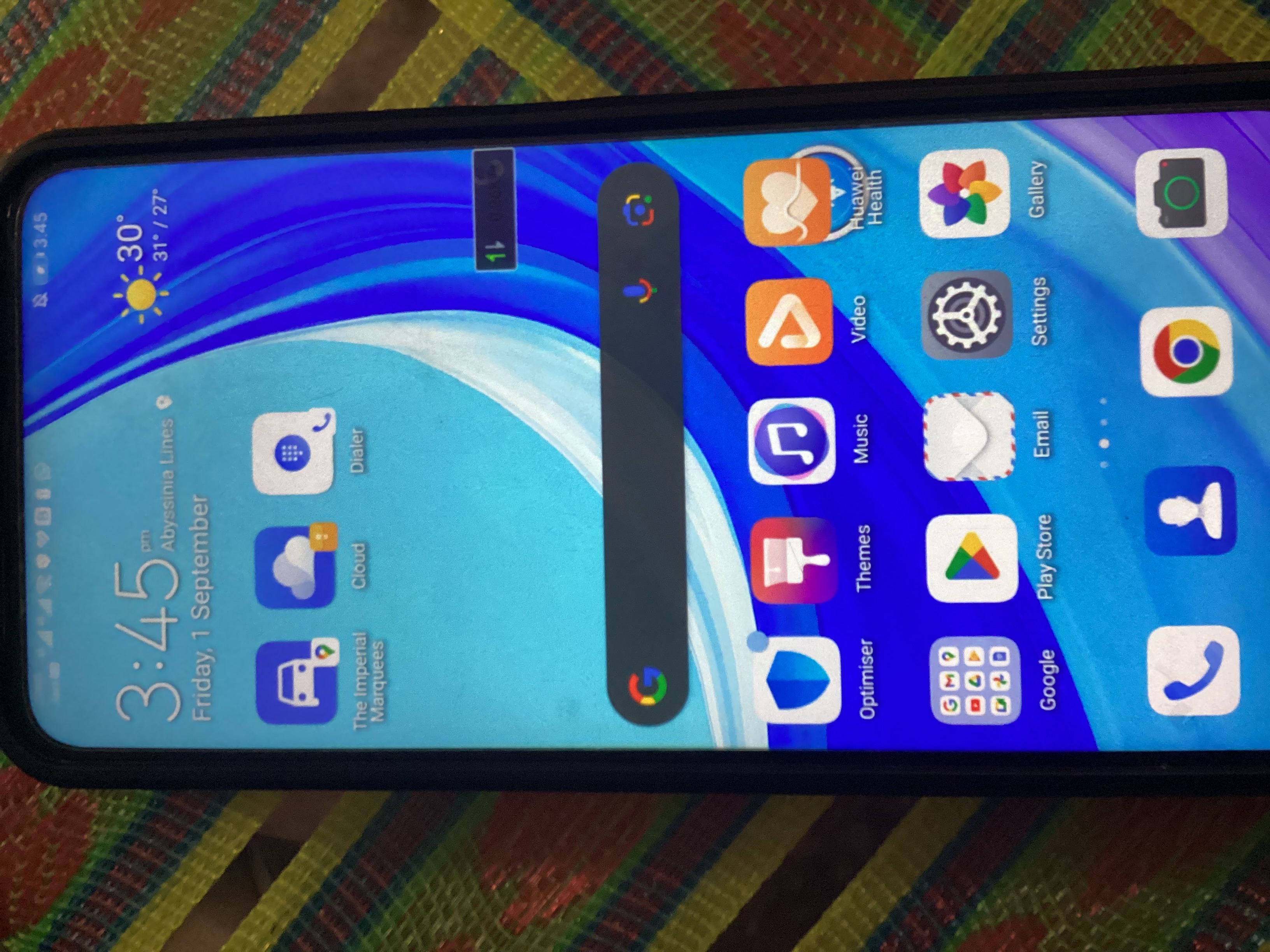 Huawei Y9s Mobile with Box