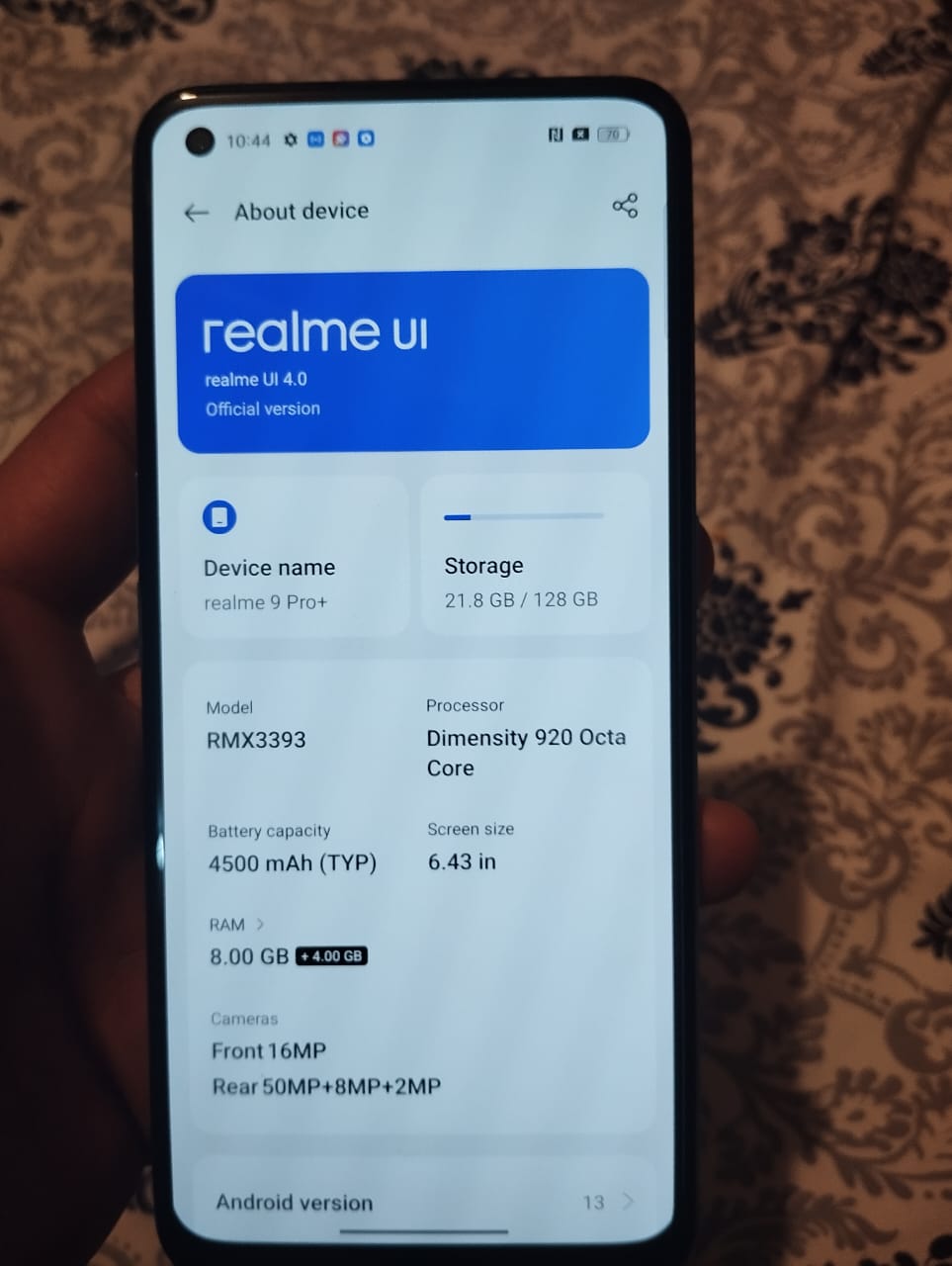 Realmi 9 pro plus 