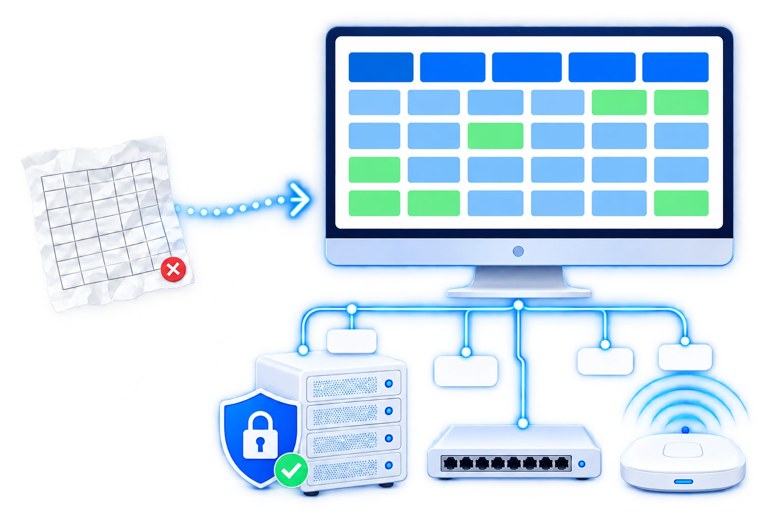 An IP address management dashboard showing subnets and allocations